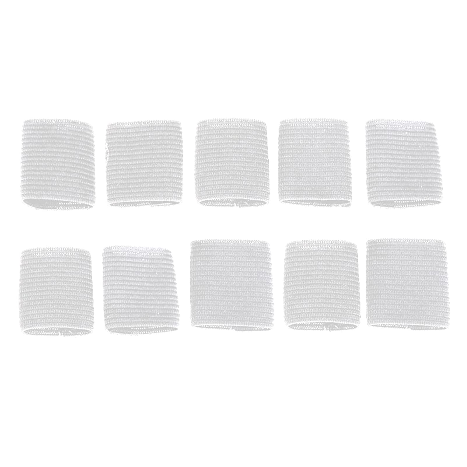 matumou 10Pcs Stretchy Finger Protector Sleeve Support Arthritis Sport Aid Straight Wrap