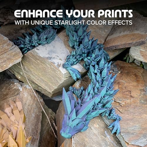 Image of Polymaker Panchroma Starlight PLA Filament 1.75mm for 3D Printing, Comet | Neatly Wound, Starry Sky PLA 1kg, Easy Print & Smooth Feeding, Compatible with Bambu Lab & Most 3D Printers