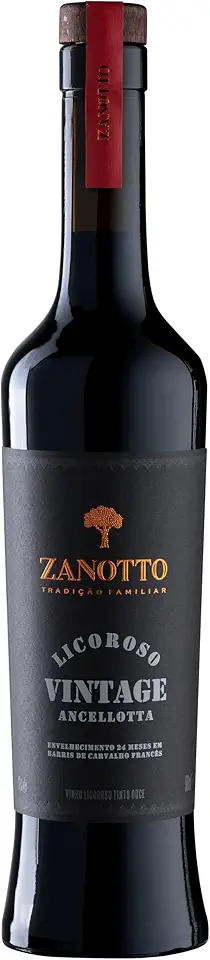 VINHO TINTO LICOROSO DOCE ZANOTTO 500 ML