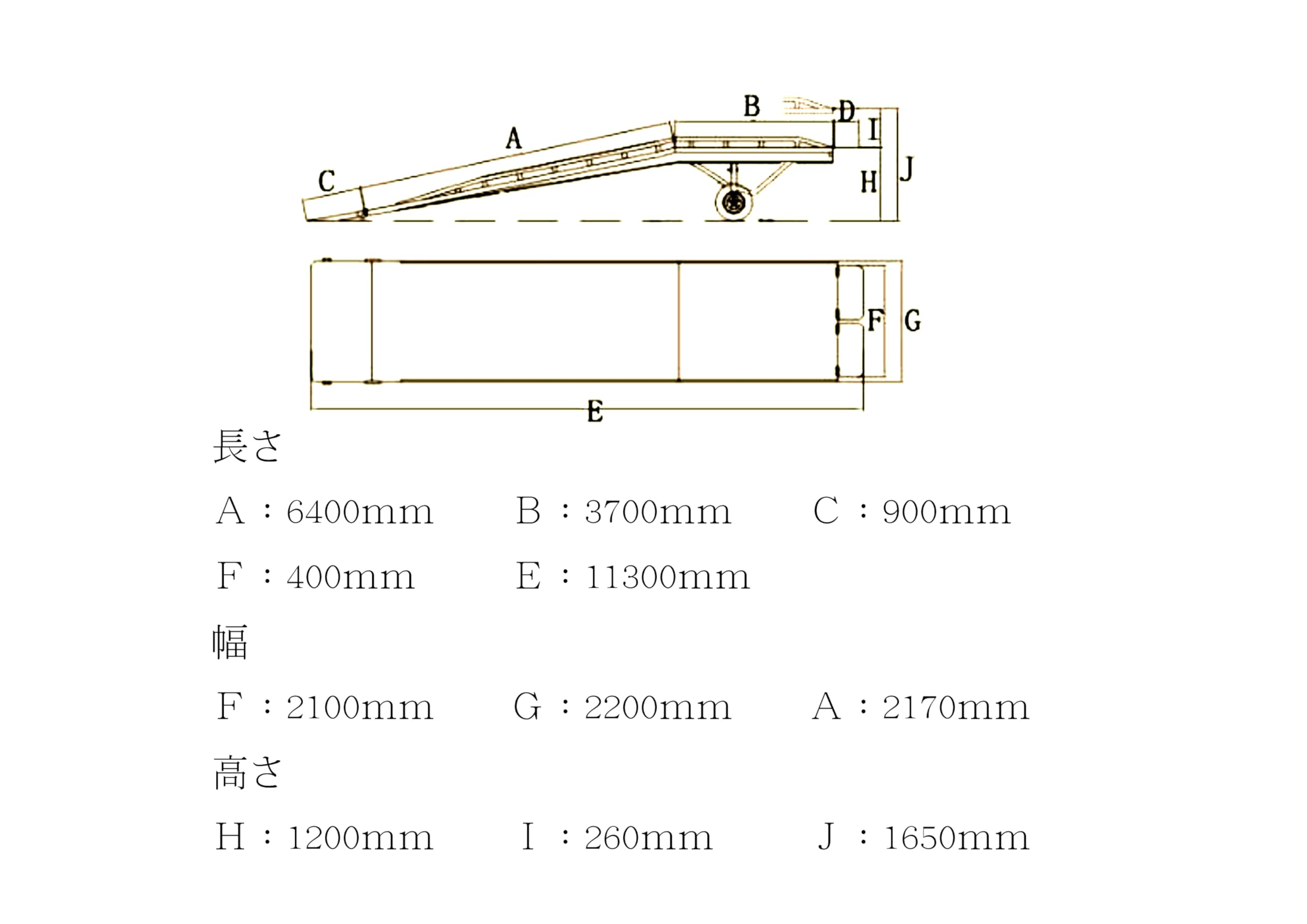 Amazon.co.jp: コンテナ用スロープ（橋）コンテナ用リフト（一段 