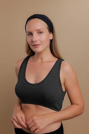Cottonique Hypoallergenic Organic Cotton Bra Liner for Women with Skin Allergies and Sensitive Skin