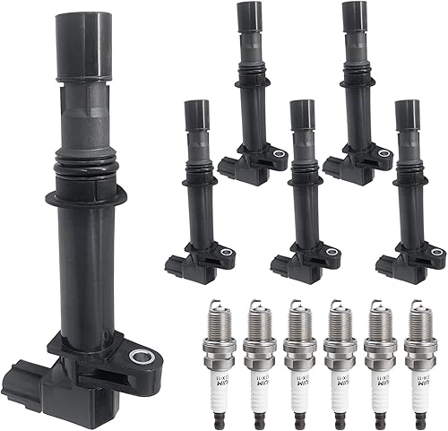 Kit de bobinas de encendido para Jeep Liberty Grand Cherokee Commander, Dodge Ram 1500 Dakota Durango Nitro, Mitsubishi Raider, UF270, juego de 6