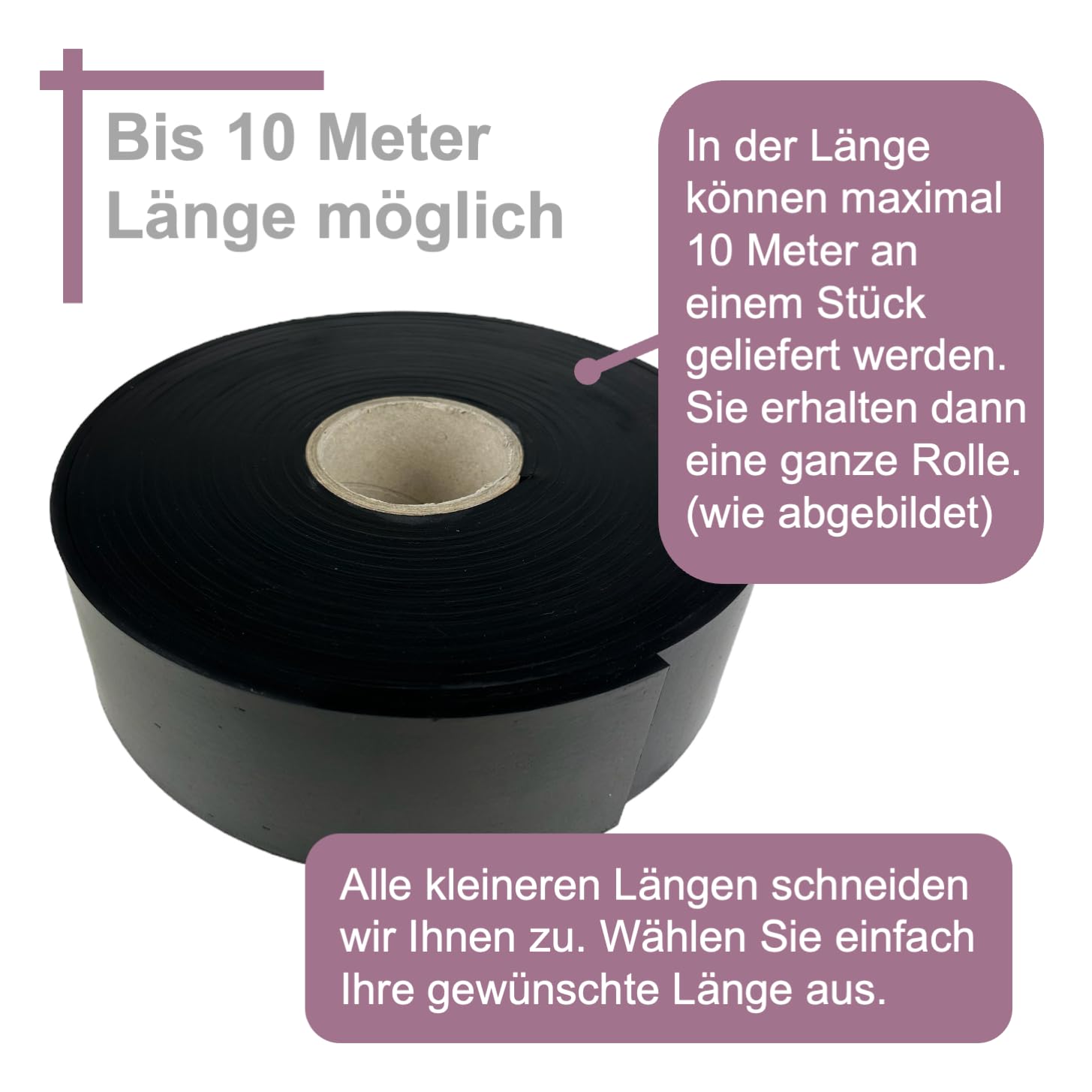 sarian Gummistreifen 150mm (15cm) breit - Auswahl: 3mm bis 10mm stark 0,5m bis 10m lang Gummimatte Gummiplatte Hartgummi Gummiprofil Gummiläufer Gummileiste Gummilippe Vollgummi