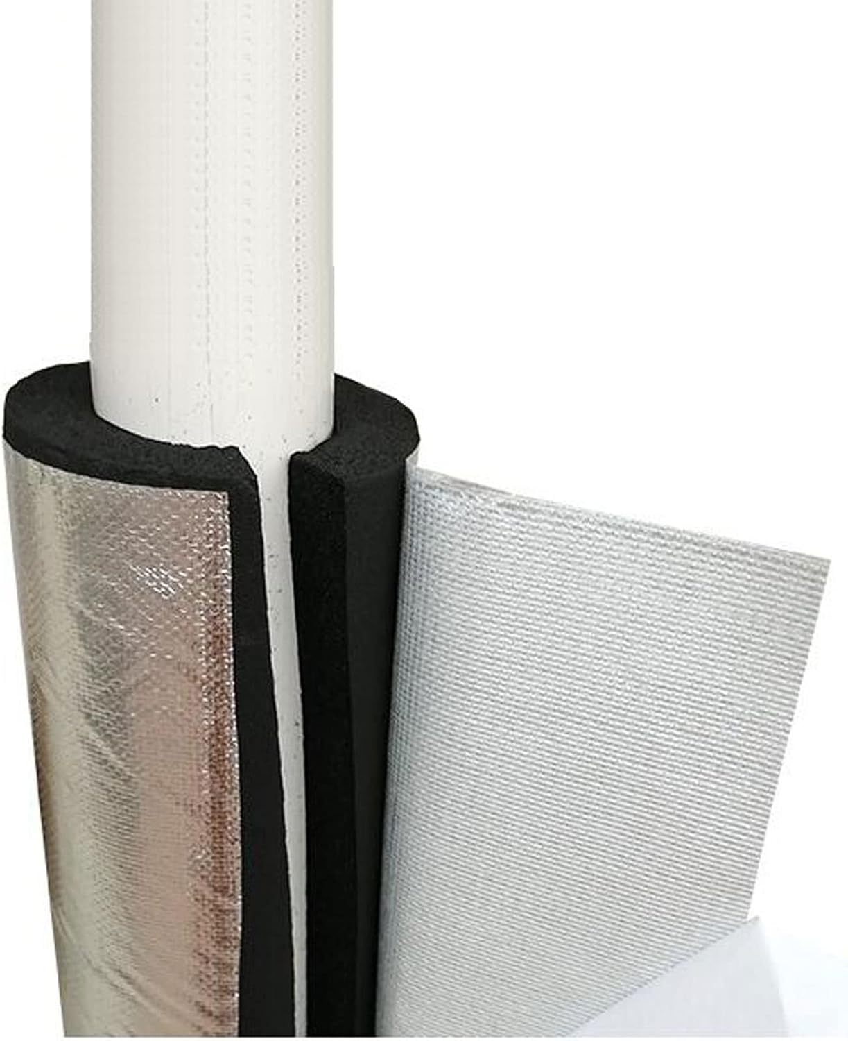 Selfadhesive Foam Insulation Pipe, Pipe Insulation Lagging, ID 22108mm, Thickness 20mm/30mm