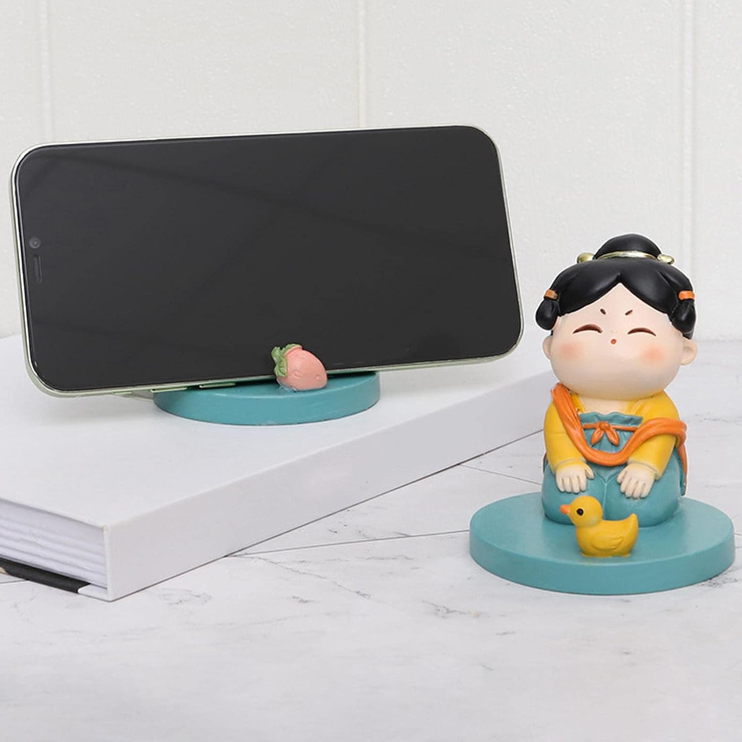 Java Holder Image Java Trade Girl Statue Phone Holder Car Desktop Smartphone Lazy Stand ...
