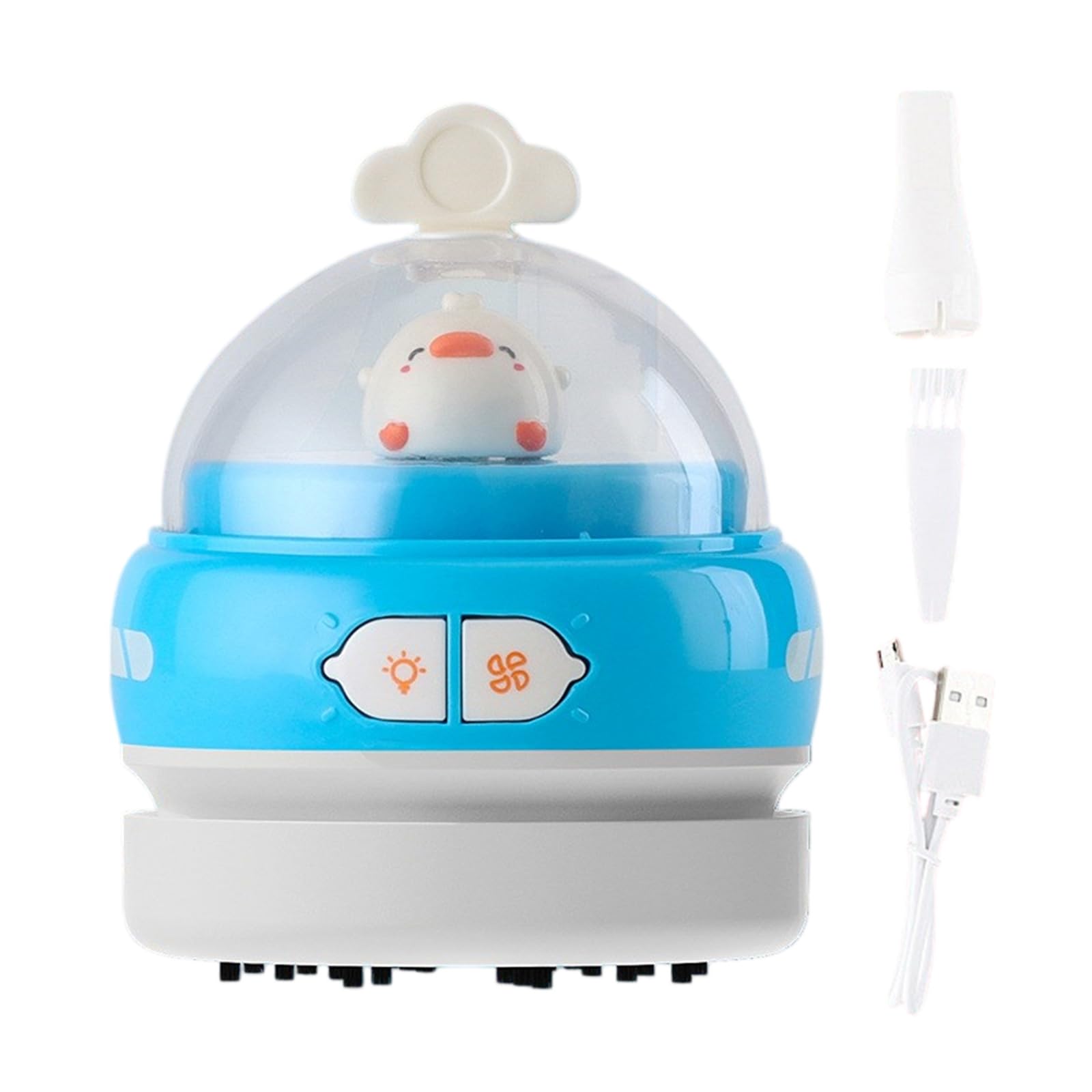 CUNZJIA Compact Desktop Vacuum with Powerful Suction Light Weight Extractor for and Debris Easy to Use