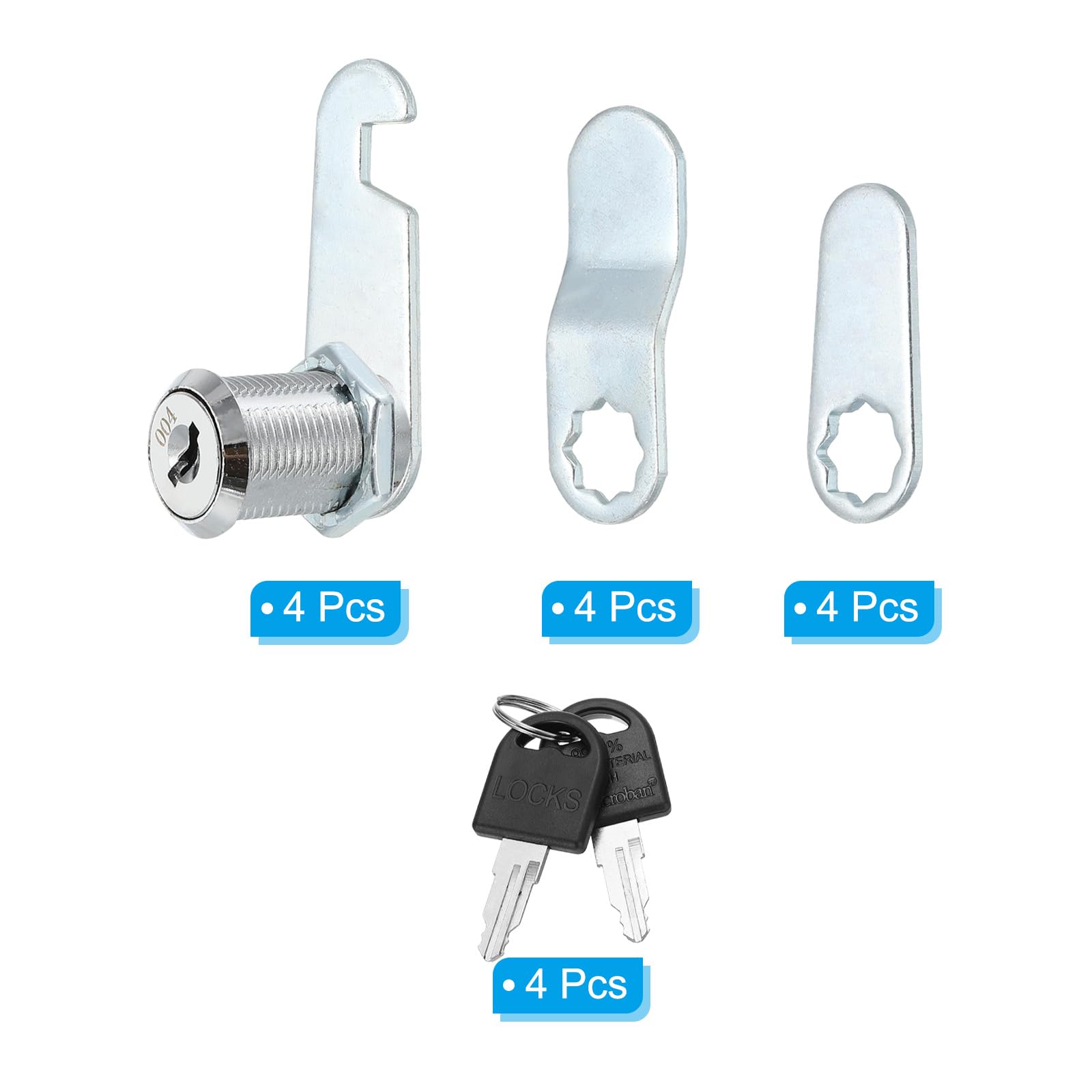 PATIKIL 1" Cam Lock with Keys - Image 3
