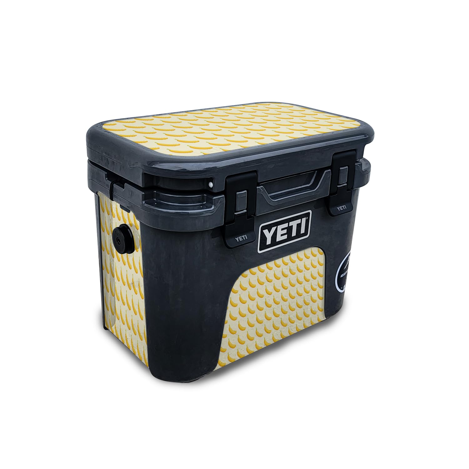 Skin Compatible with Yeti Roadie 15 Hard Cooler - Banana Grid - Premium 3M Vinyl Protective Wrap Decal Cover - Easy to Apply | Crafted in The USA by MightySkins