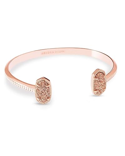 Kendra Scott Elton Cuff Bracelet ROSE GOLD DRUSY