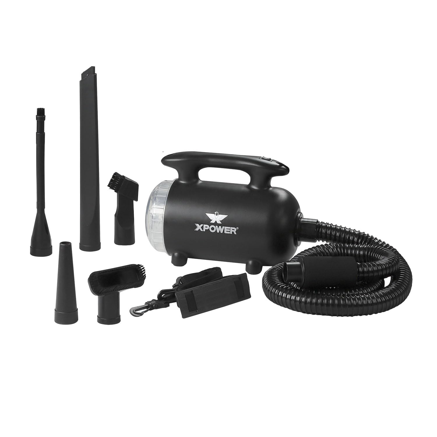 XPOWER Electric Air Duster for Dusting Drying Inflating Blowing Vacuuming Car Detailing Computer Leaf Blowing High Performance Motor Eco-Friendly (A-7)