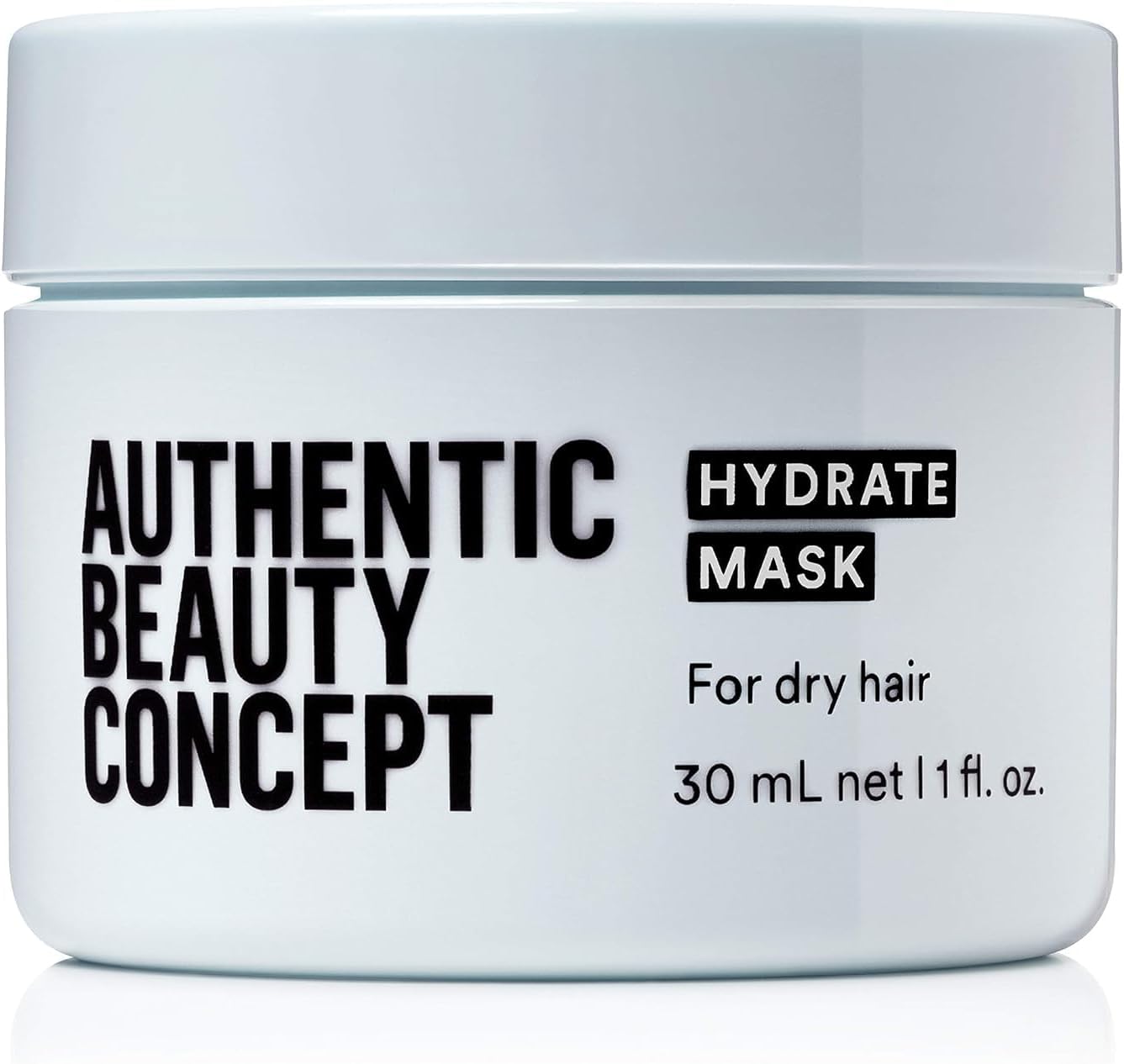Authentic Beauty Concept Hydrate Mask | Hydrating Hair Mask For Normal To Dry or Curly Hair | Intense Moisturizing Treatment | Vegan & Cruelty-free | Silicone-free | 1 fl. oz.