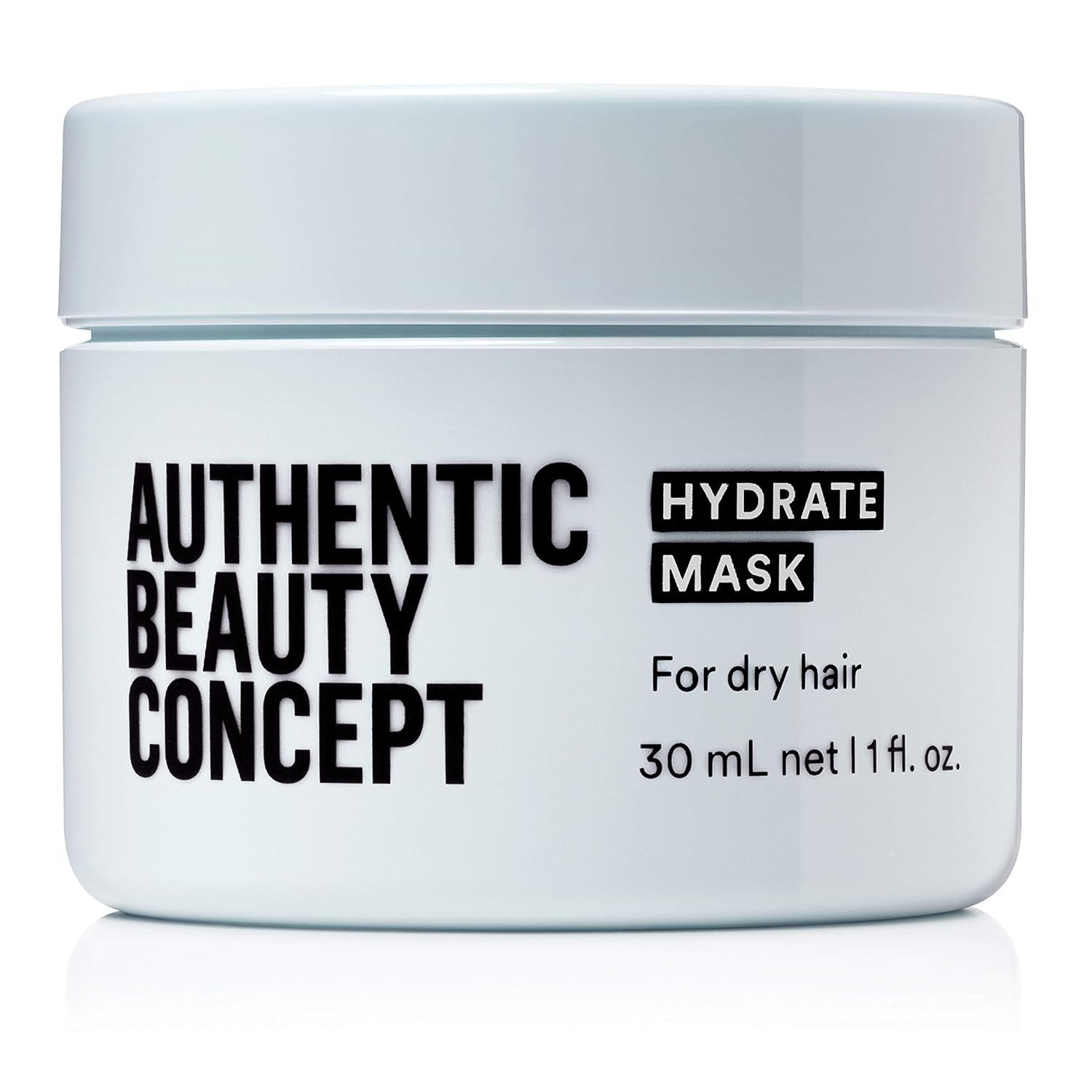 Authentic Beauty Concept Hydrate Mask | Normal To Dry or Curly Hair | Add Moisture & Shine | Vegan & Cruelty-free | Silicone-free 1 Fl Oz (Pack of 1)