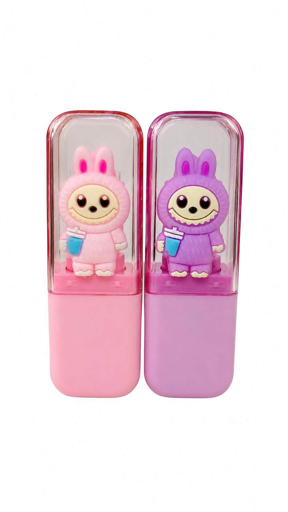 Bunny Cartoon Lip Balm for Daily Moisturising, Pack of 2 | Smooth & Non-Sticky, All Skin Types, Travel-Friendly, Hydrating Lip Care, Prevents Chapping-picture-20