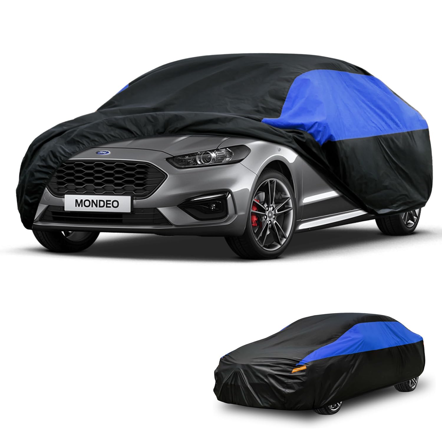 GUNHYI Car Cover Custom Fit Mondeo Waterproof All Weather, Lightweight Full Exterior Cover for Automobiles Outdoor Sun UV Rain Dust Snow Wind Protection.