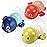 TOHIBEE Bath Toys, 3 Pack Cute Swimming Turtle Bath Toy for Toddlers 1-3, New Born Baby Bathtub Water Toys, Preschool Toddler Pool Toys