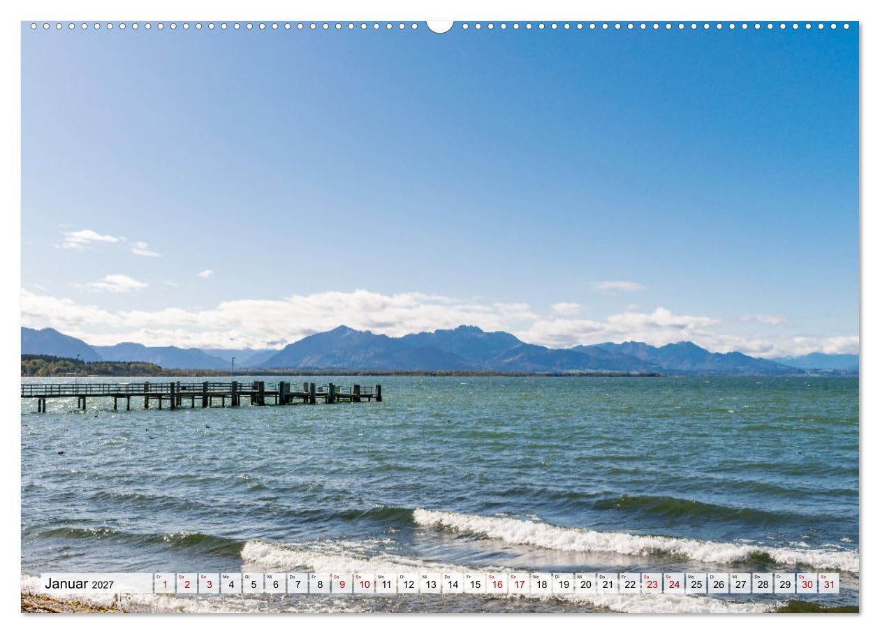 CALVENDO - Urlaubsregion Bayern (hochwertiger Premium Wandkalender 2027 DIN A2 quer), Kunstdruck in Hochglanz: Beliebte Ausflugsziele in Bayern