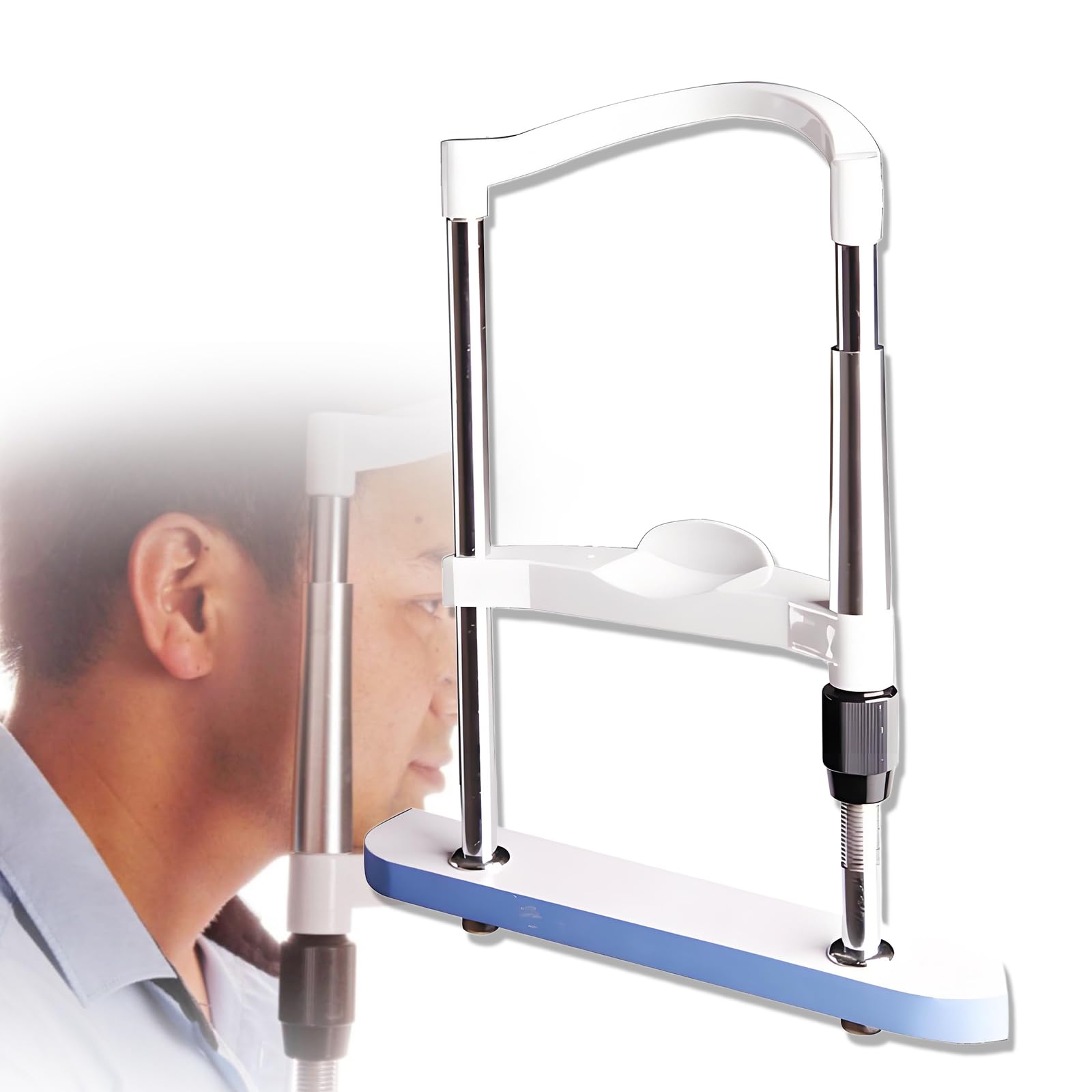 Ergonomiczny wspornik podbródka do optometrii, wsparcie czoła do automatycznego refraktometru, akcesorium do instrumentów optycznych do treningu wzrokowego
