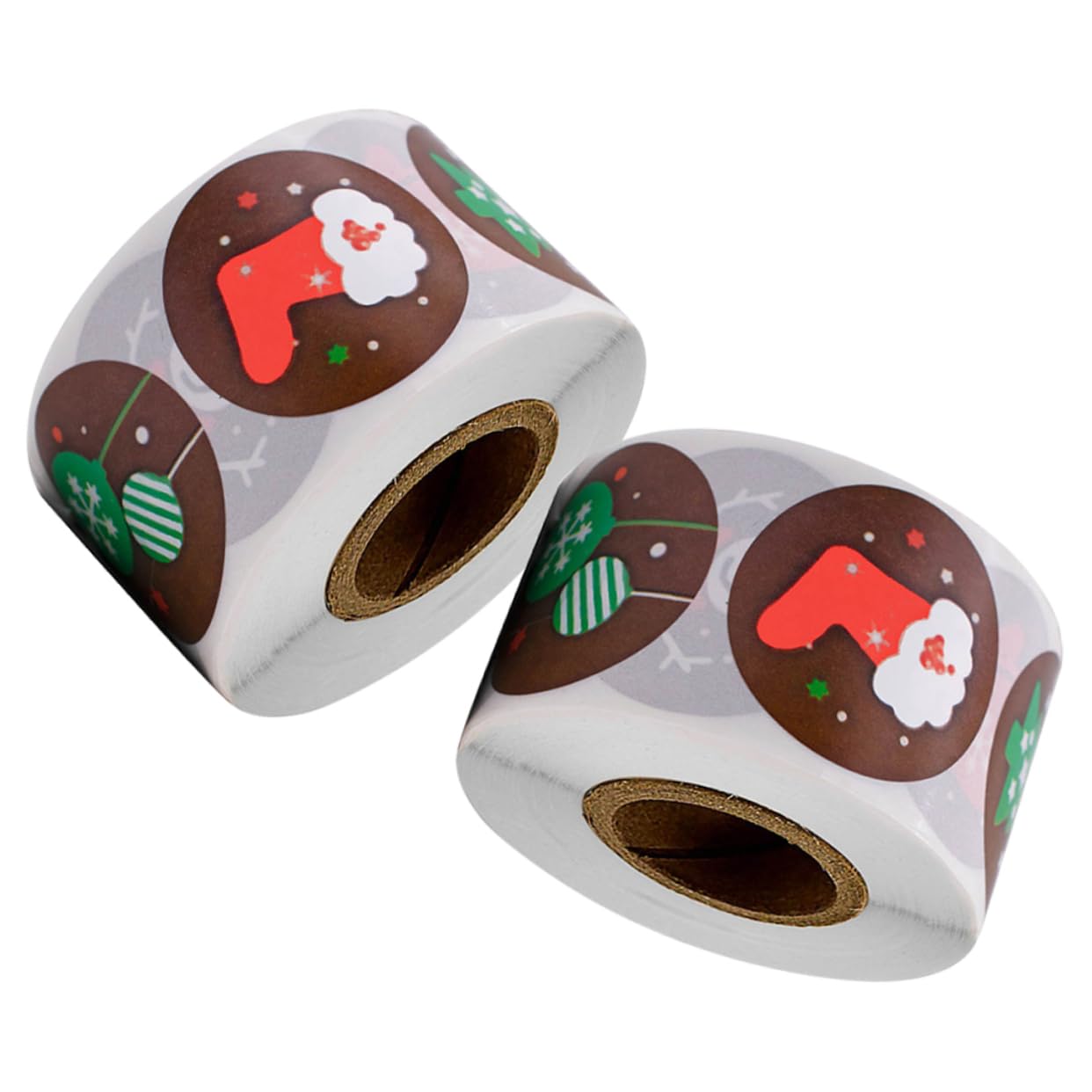 Beaupretty 4 Set Adesivi Natalizi Decorativi Etichette Adesive Per Regali E Buste Sicuri E Facili Applicare Per Decorazioni Festive E Natale 2 * 4