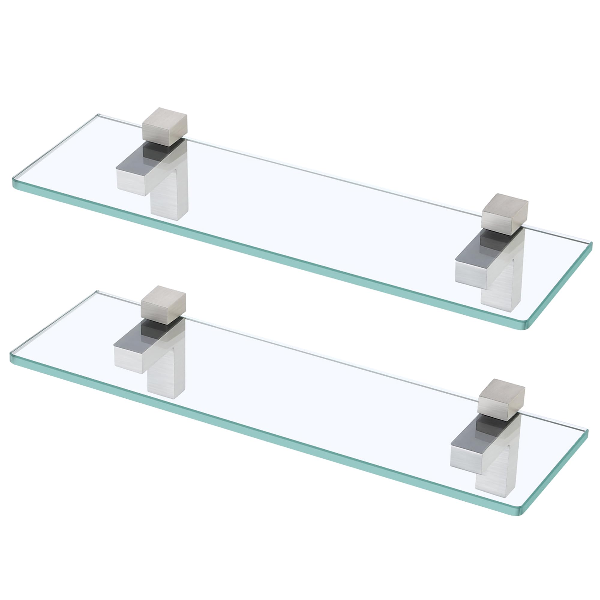 Photo 1 of KES Bathroom Glass Shelf, 16 Inch, 2 Pack