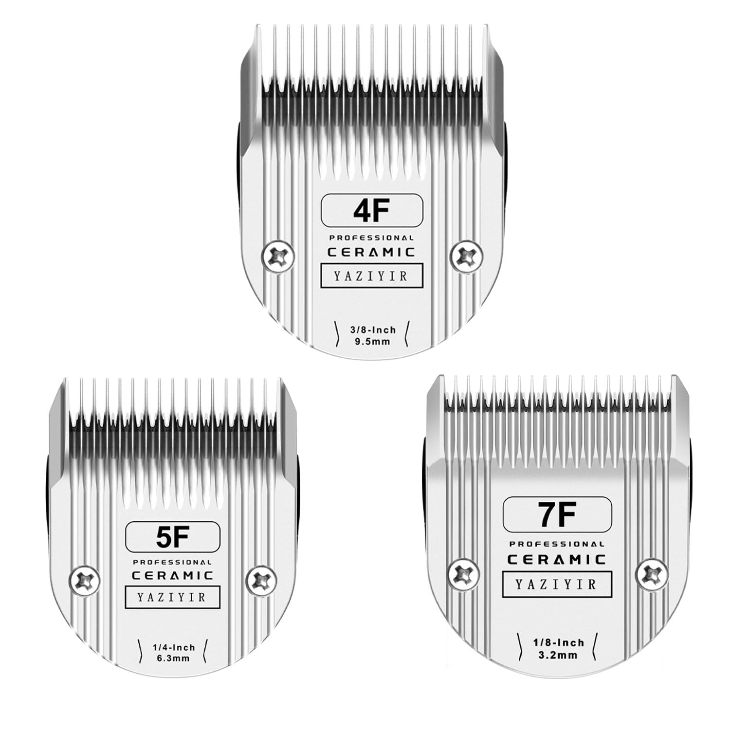 YAZIYIR 7F 5F 4F Dog Grooming Detachable Ceramic Blade,Compatible with WAHL 5 in 1 Blade for Wahl Arco, Bravura, Chromado, Creativa, Figura, and