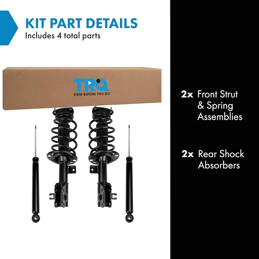 Amazon.com: TRQ Front and Rear Complete Strut Assembly