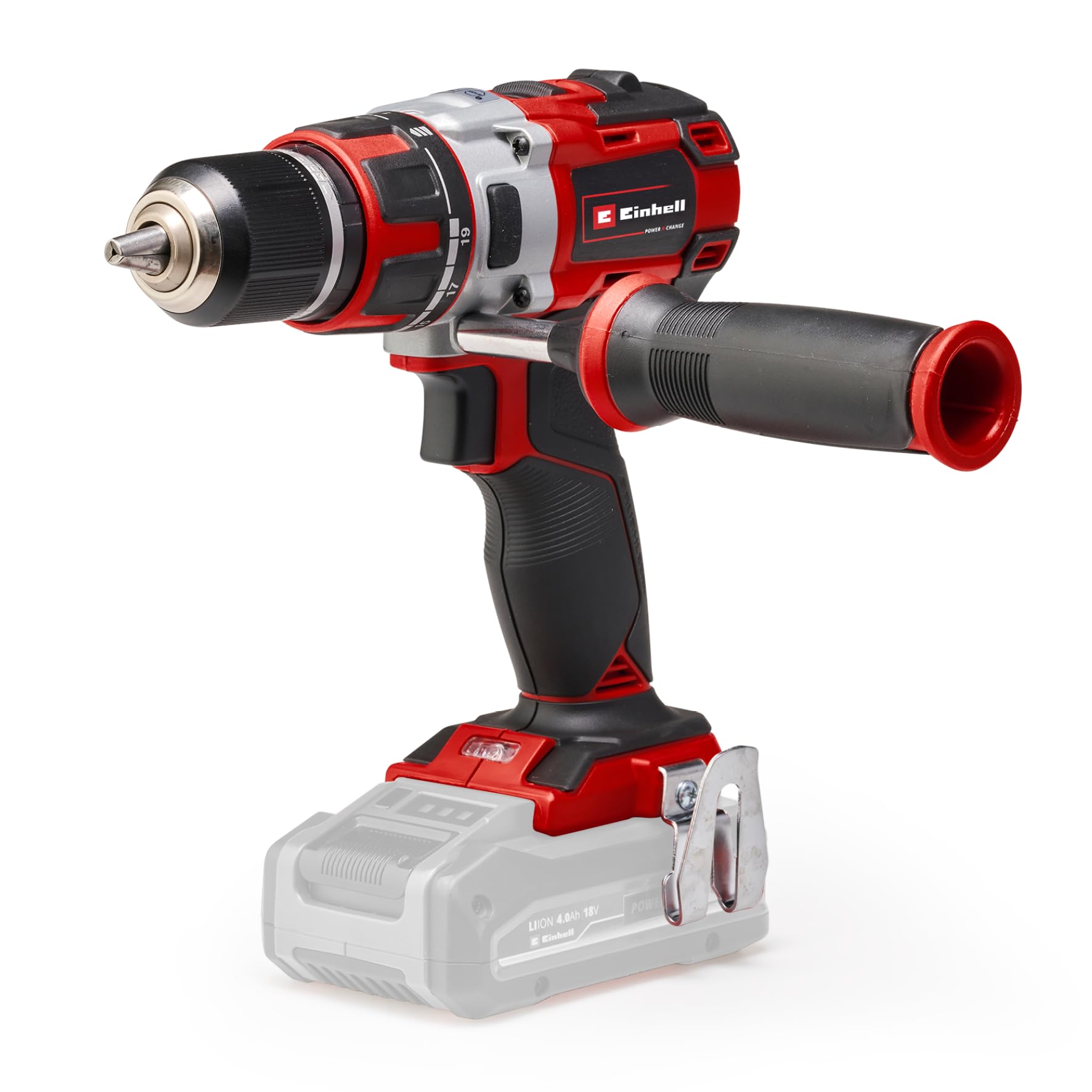 Einhell Te-Cd 18 Li Brushless - Solo Wiertarko-Wkrętarka, Czerwony/Czarny, 25,4 x 8 x 21,5 cm; 1,3 kg