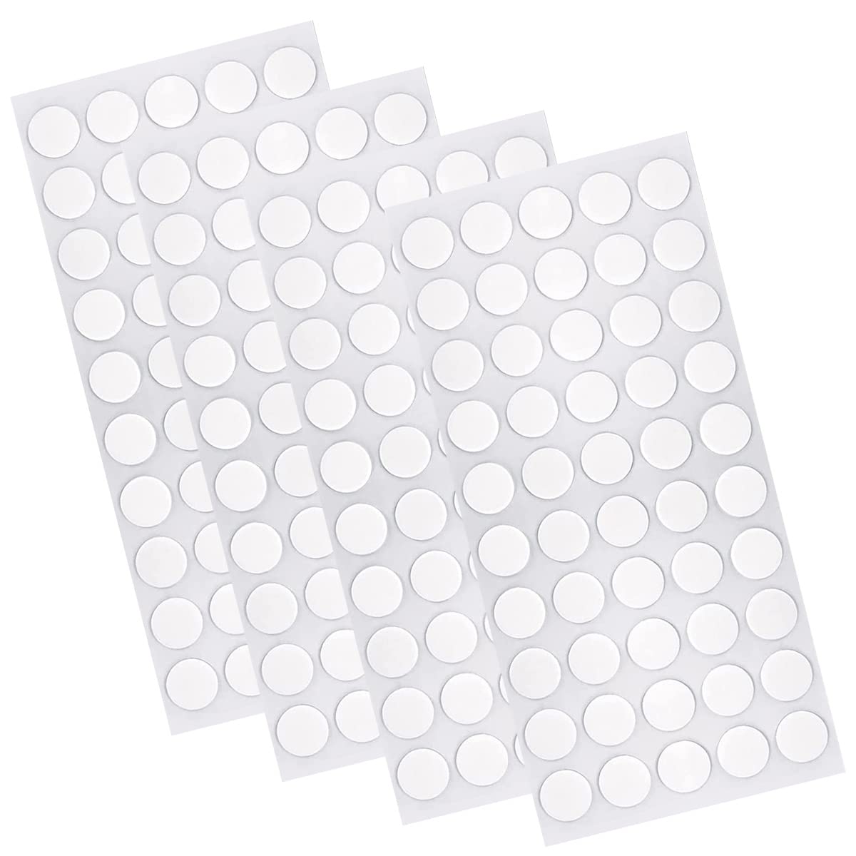 200 PCS Double Sided Adhesive Dots, Removable Clear Glue Points Dots, No Trace Round Sticky