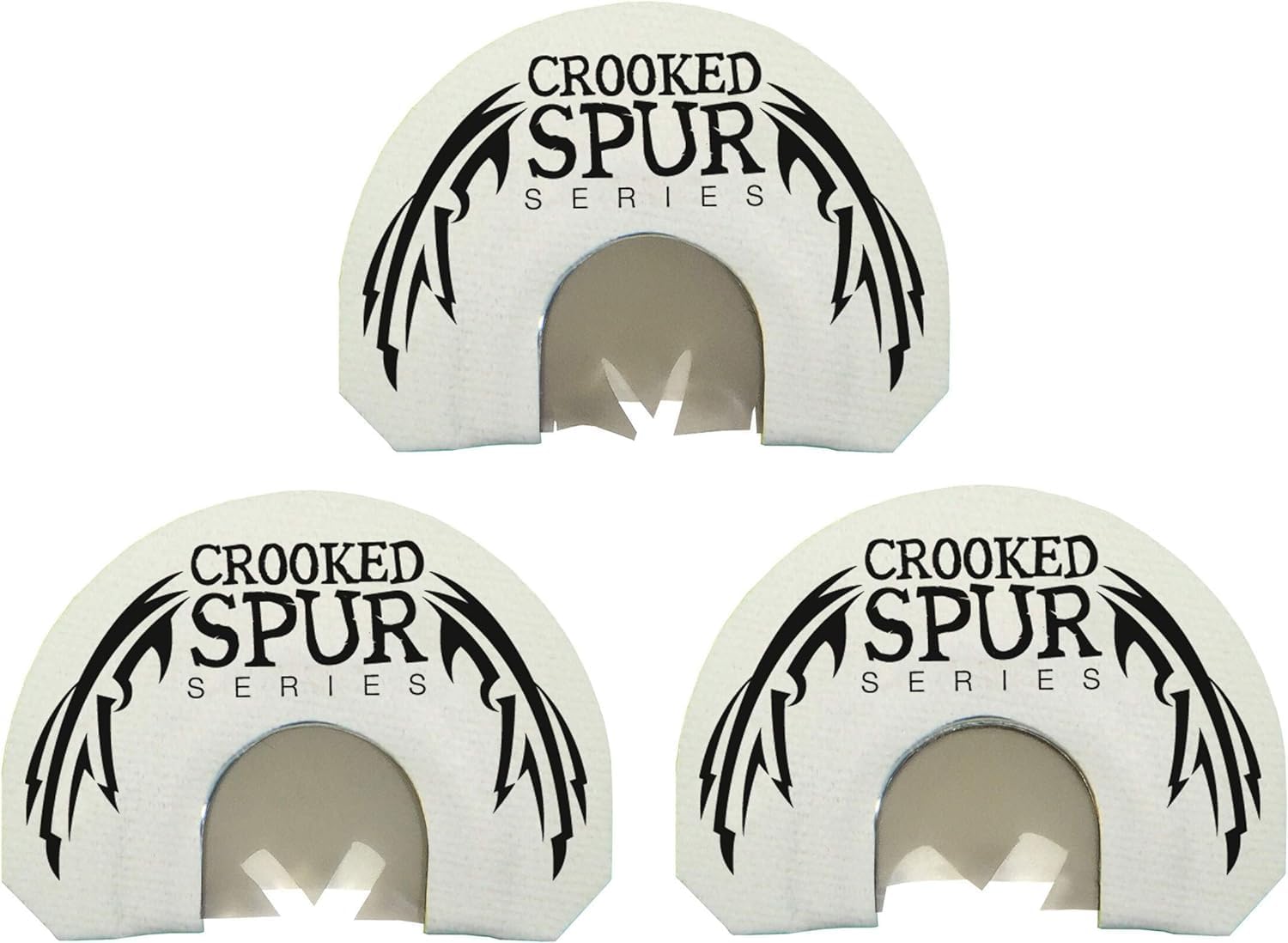 Ghost Spur Turkey Call Combo Pack White Includes 3 Diaphragm Mouth Calls