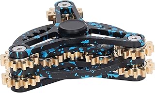 Gears Jointing Hand Gyroscope, Metal Gears Jointing Gyroscope Relieves Stress 4 Gears Breaks Bad Habits for ADD
