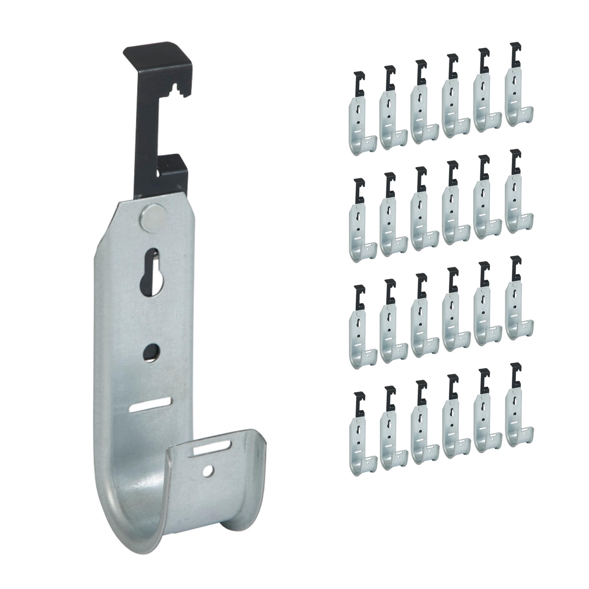 ICC 2-Inch Wall Mount J Hook Cable Management, Retainer Clips, 25-Pack — Amazon image 24