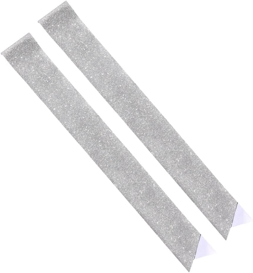 CoolerthingsDG, 2 Pcs glitter PU leather sashes, Blank