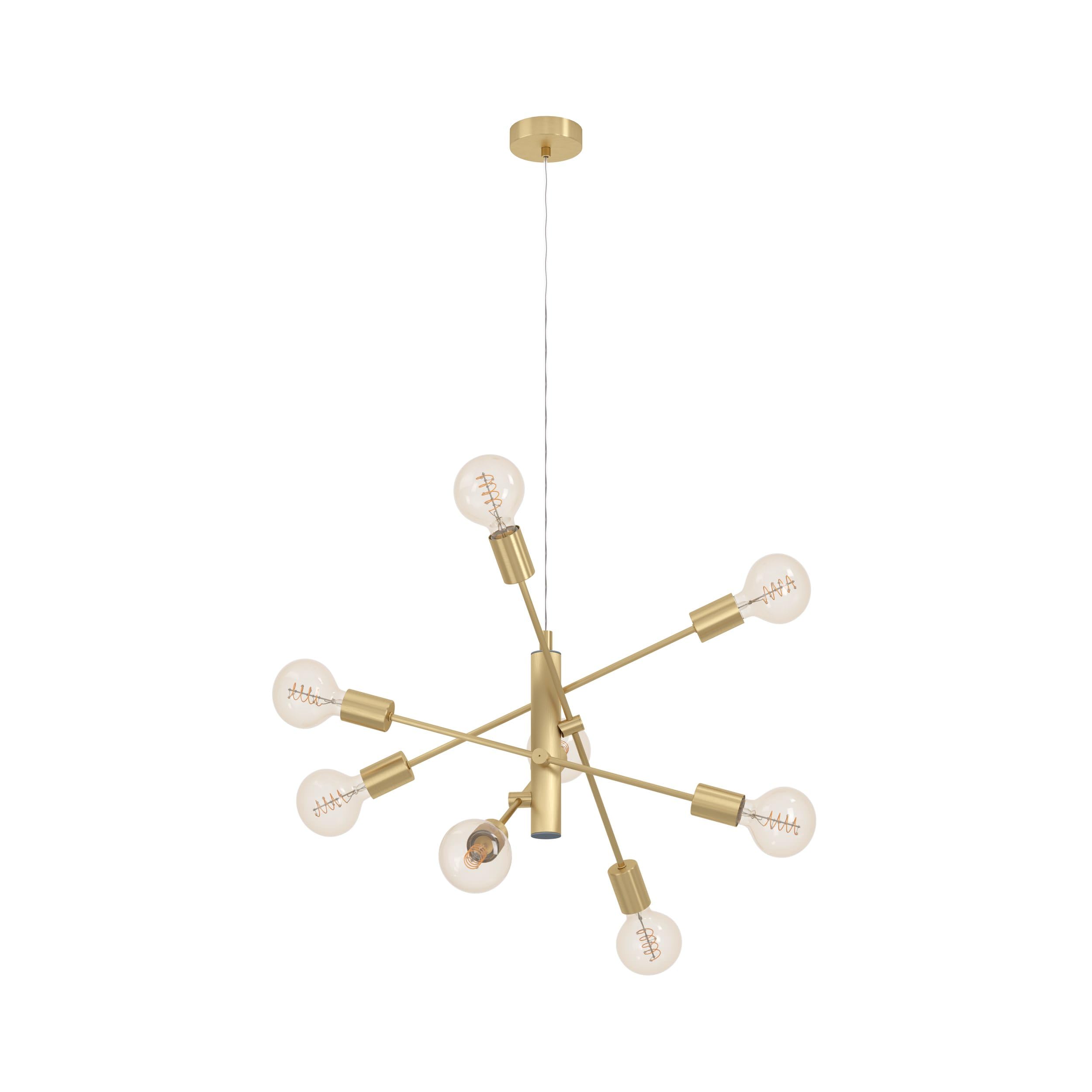 Eglo Light Gradoli 1 Brushed Brass E27 Pendant
