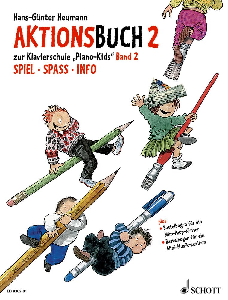 Piano Kids 2 méthode avec livre d'activités pour l'apprentissage du piano