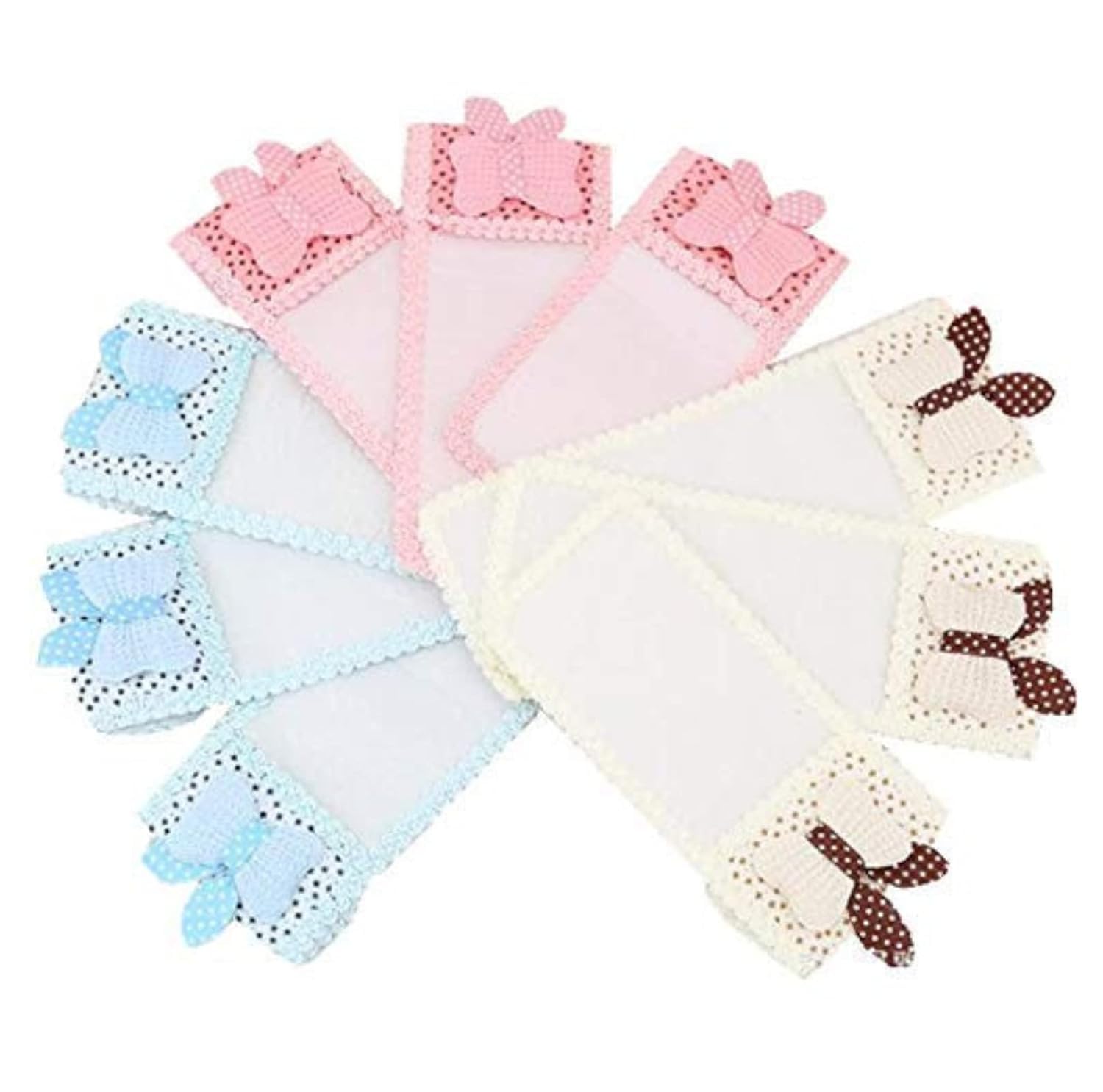 Remote Cover Set of 3 |Bow Knot Remote Cover|Ideal for D2H,DTH Remote & Air-Conditioner(AC) Remote|Fabric Remote Control Case Keep Remote Dust-Free & Easy to Fit(Random Colors Pack Of-03) Multiolor-image-17