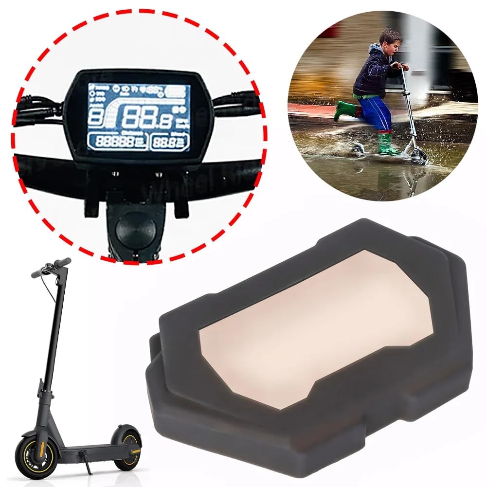 Kukirin - Custodia protettiva impermeabile in silicone, copertura per schermo del tachimetro per KUGOO Kukirin G2 PRO/MAX scooter elettrico, copertura protettiva per schermo del cruscotto