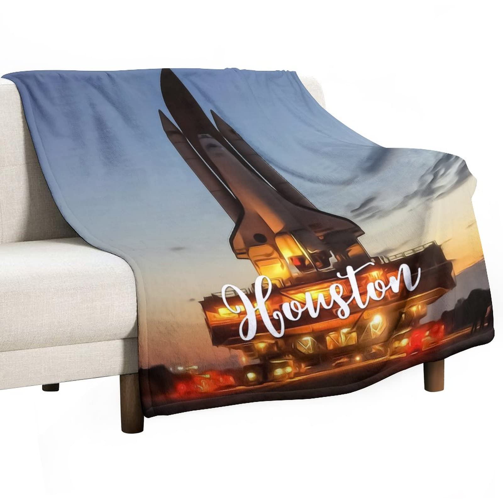 Couverture flanelle paysage urbain pour moments cocooning au salon