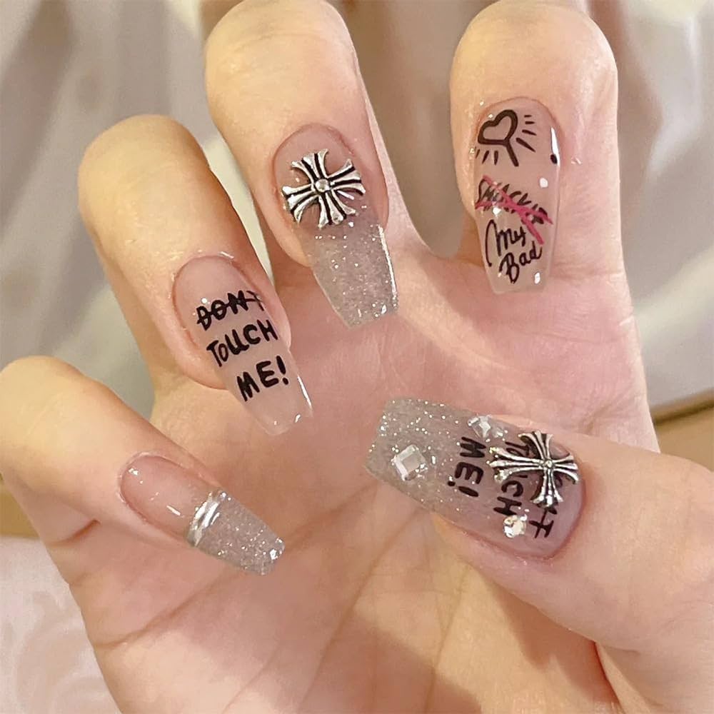 Amazon.co.jp: JOLUCE ネイルシール24点セット、クローハート