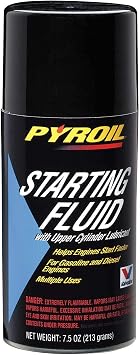 Pyroil PYSFR7.5 Starting Fluid, 7.5 Oz.