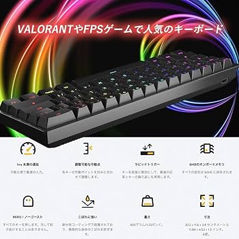 キーボード Wooting ARM ANSI-US PBT Lekker Linear60 Amazon | Wooting60HE＋,ARM,ANSI-US PBT,Lekker Linear60,US