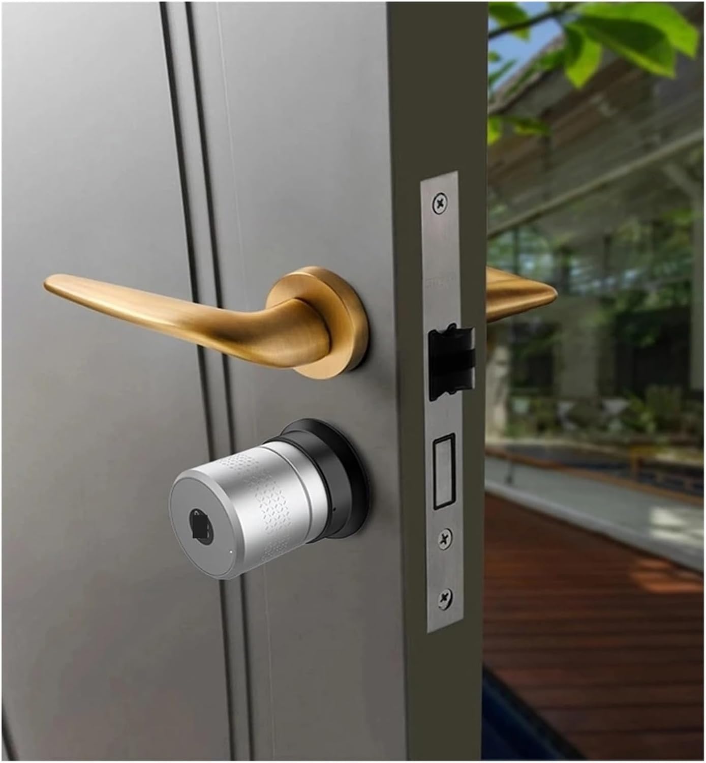 Inteligentny Zamek, Blokada Linii Papilarnych. M530 Inteligentny Zamek Do Drzwi Mały Silnik Tuya Zigbee Smart Lock Blokada Linii Papilarnych Zamek Elektroniczny Użyj Ory, M530 F100 F101