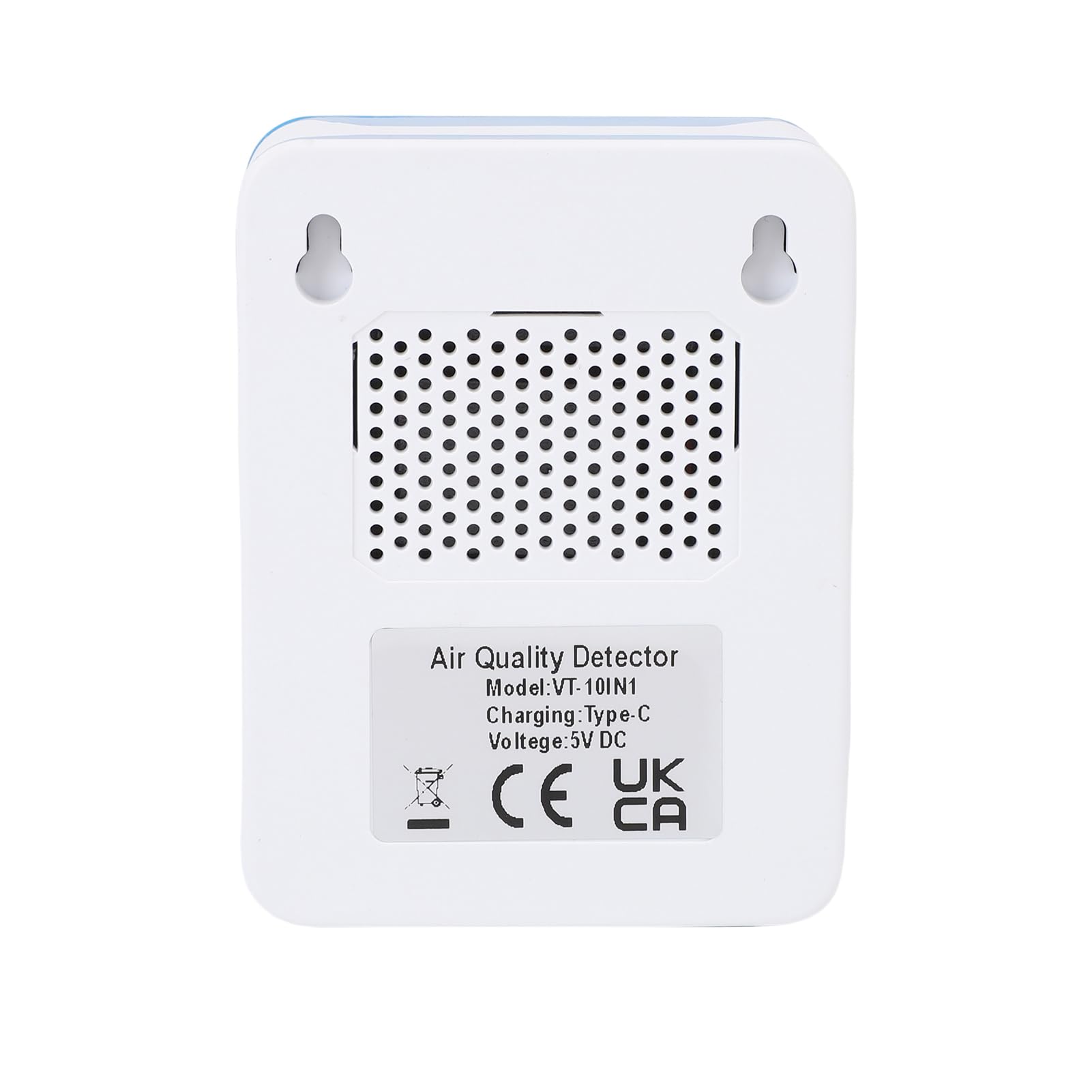 Fdit Monitor della qualità dell'Aria Tester per Interni 10 in 1 CO2/TVOC/HCHO per Funzionamento Tramite App con Display TFT per Ufficio Domestico (#1)