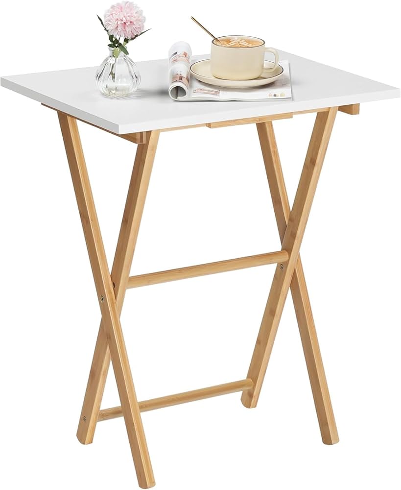 Amazon｜折りたたみ式テレビトレイテーブル サイドテーブル 狭い