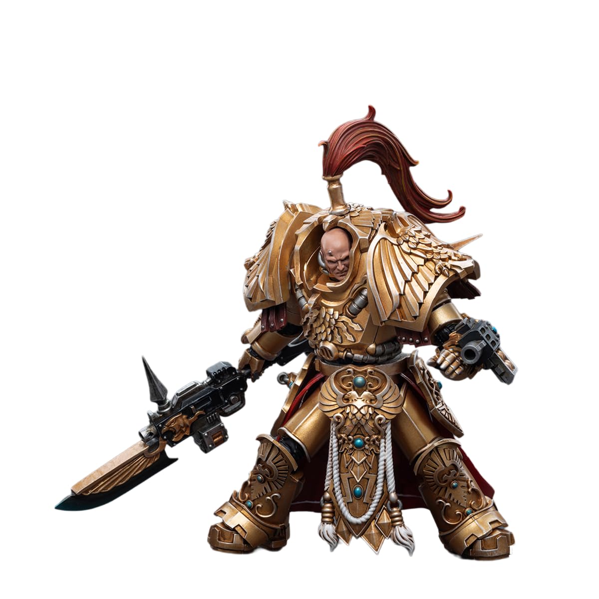 Joytoy Warhammer 40k Adeptus Custodes Allarus Custodian In Terminator Armor. Shield Captain Hydon Seronis - Foto 6
