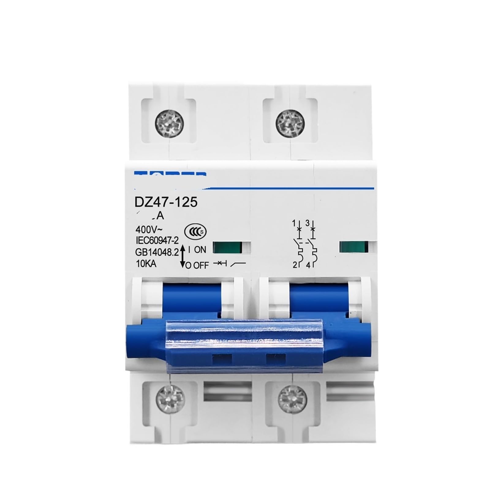 VSPPJYFG AC 2P 80A 100A 125A 240V/415V 50HZ/60HZ Nimi Circuit Breaker 10ka(25v)
