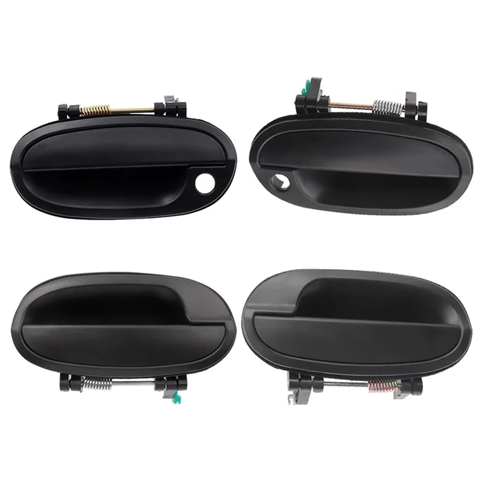 Duhnxuj 1 Set Car Door Handle For Chevrolet For Spark 2006-2009 96601474 96601475 Exterior Door Handle Car Outside(1 Set)