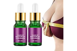 SizeUp BustPlump Herbal Massage Oil For Boobs Lift and Firm, (2-Pack)