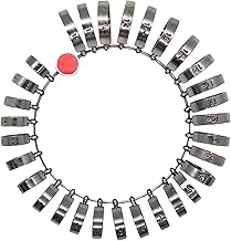 Wide Band Ring Sizer 1-16 Accurate Metal Ring Sizer (Wide Band)