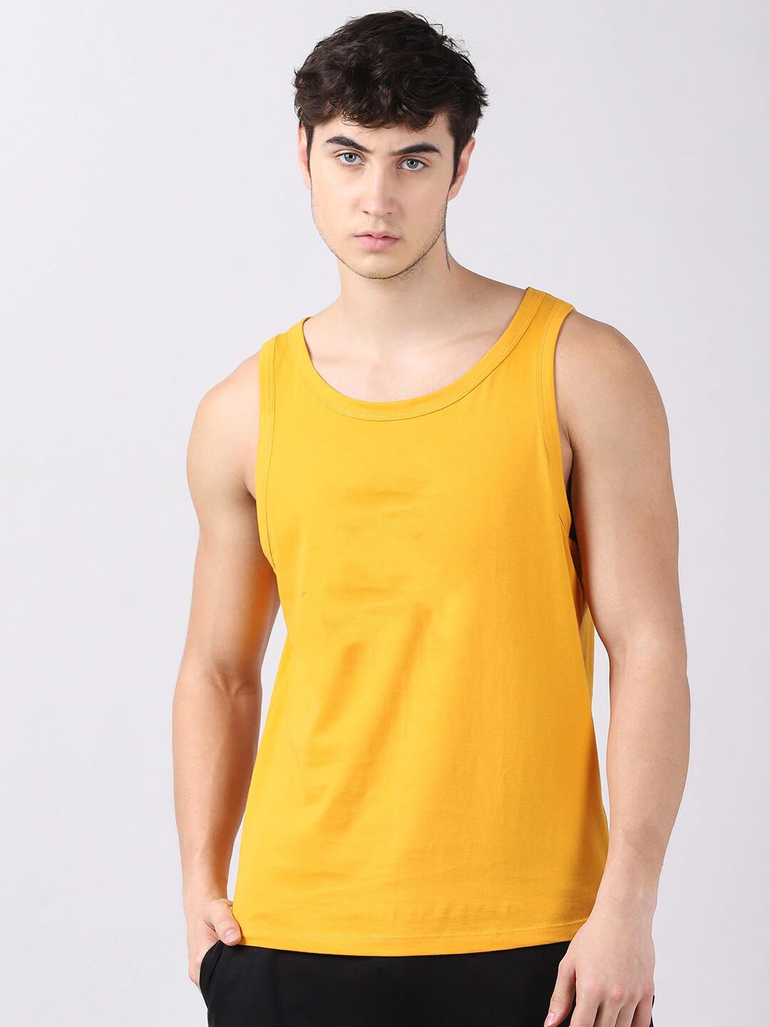 Regular Fit 100% Cotton Vest for Men Multipurpose Sleeveless Undershirts Tank Top Use for Gym wear, Running Tanks Sando and Outdoor Baniyan for Men-image-38