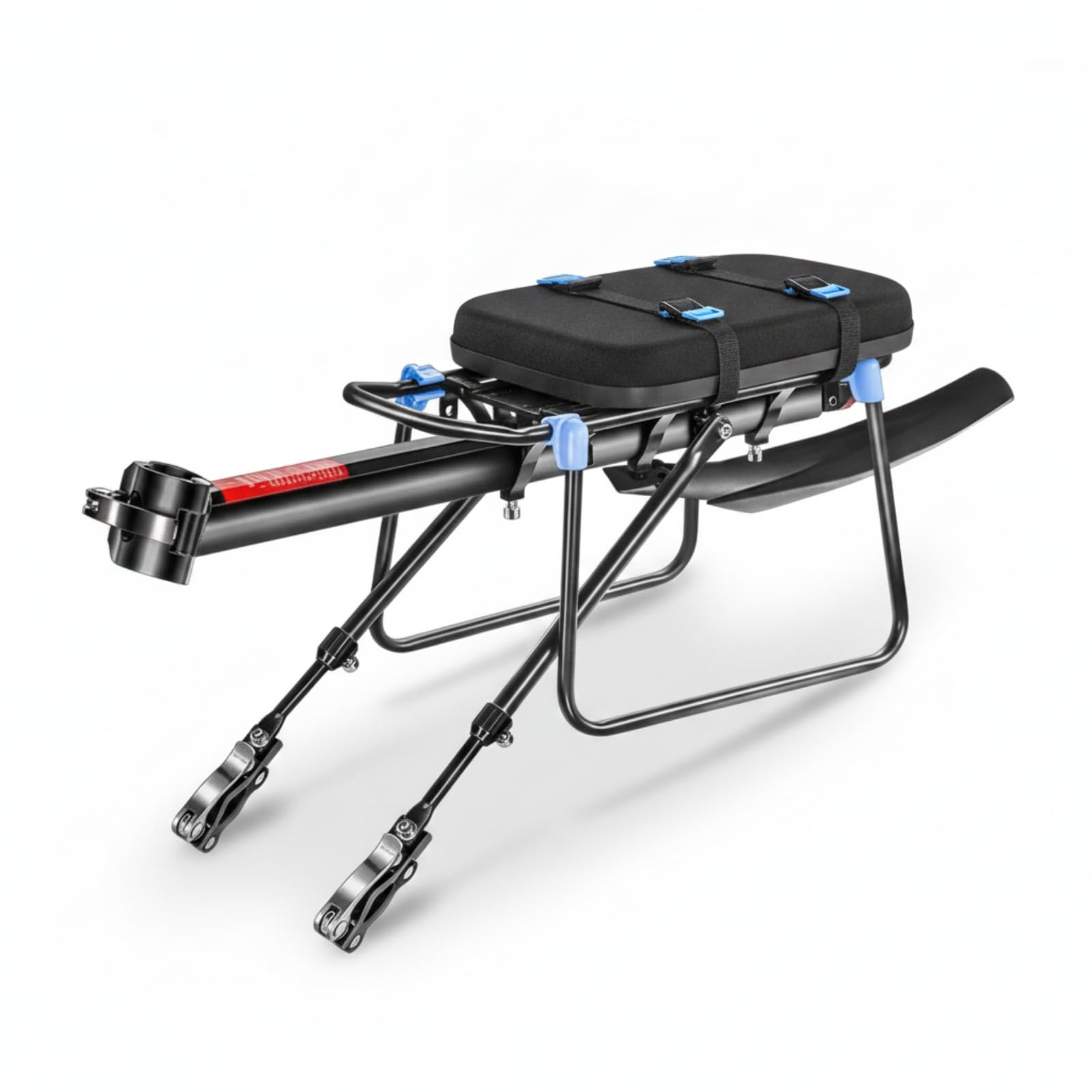 fahrradgepäckträger mit schnellspanner, Fahrrad-Gepäckträger Mit Schnellverschluss, Blaue Akzente