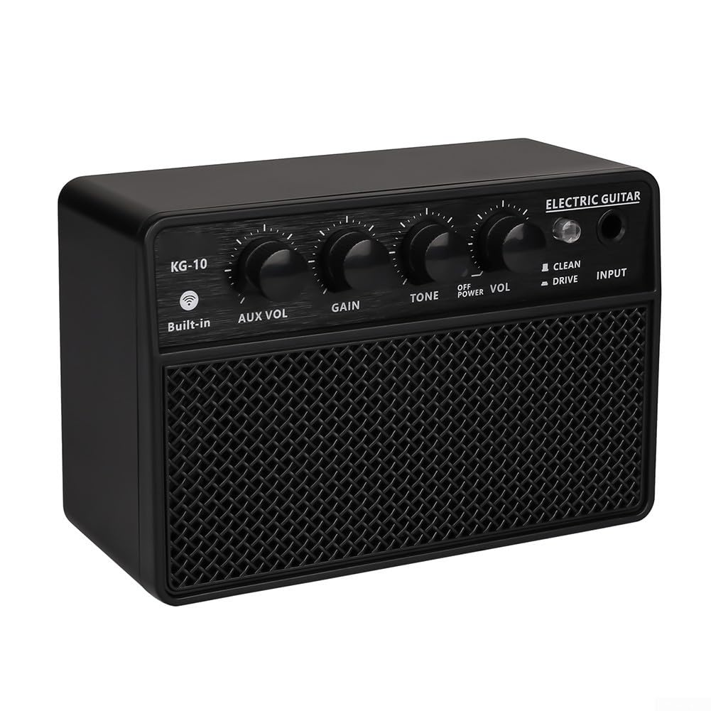 Gitarrenverstärker-Lautsprecher, tragbarer akustischer E-Gitarren-Lautsprecher, batteriebetrieben für Portabilität, E-Gitarren-Lautsprecher